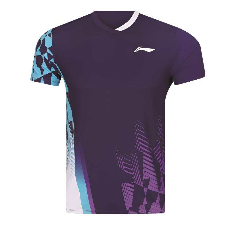 Li-Ning Li Ning Badminton Collection Badminton Jersey Unisex Dark Purple Blue