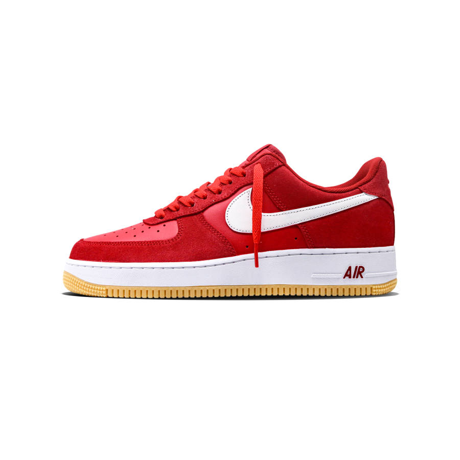 Nike Nike Air Force 1 Alert Abrasion Resistant Low top Skateboard Shoes Unisex Red