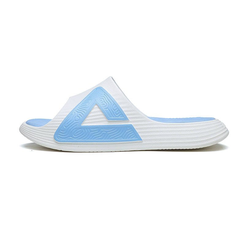 PEAK Taichi 7.0 EVA Slide Slippers Unisex Milk White Blue