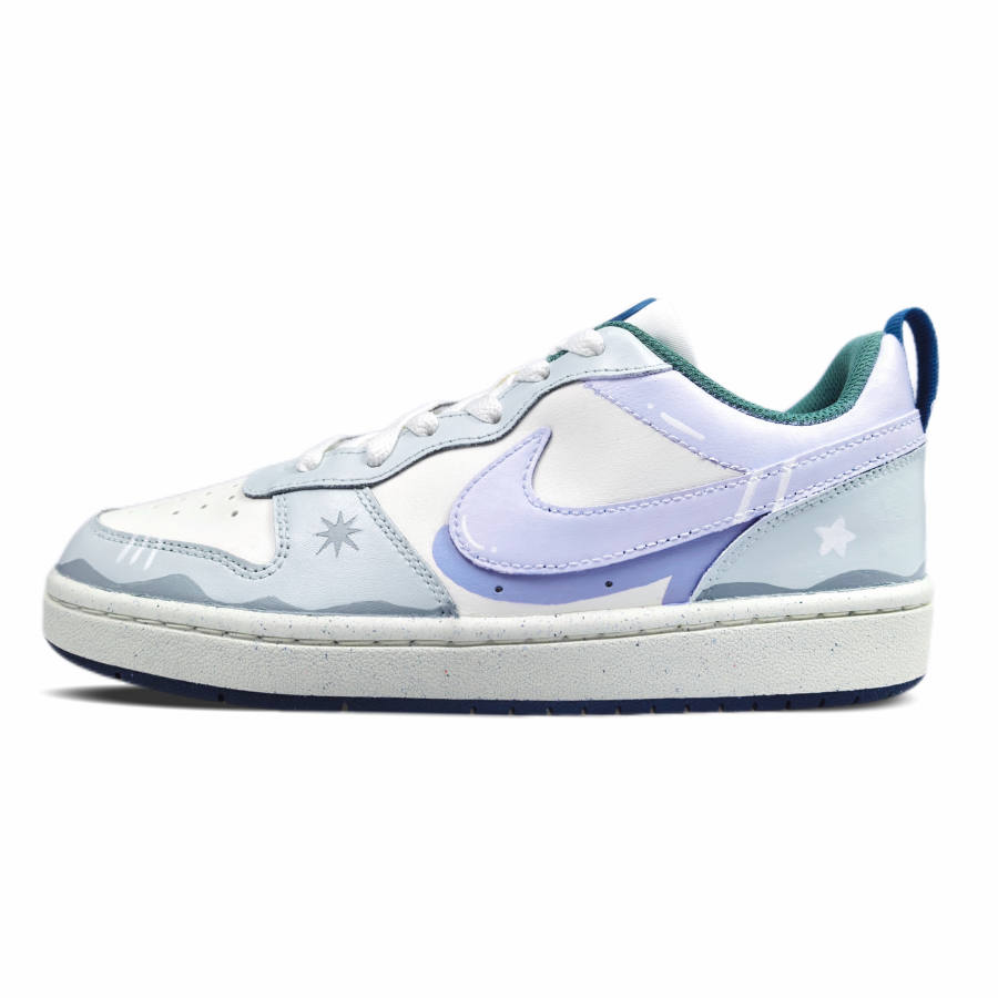 Nike Nike Court Borough Shooting Stars Synthetic Leather Abrasion Resistant Slip Resistant Abrasion Resistant Slip Resistant