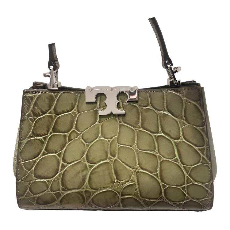 TORY BURCH Eleanor Leather Shoulder Bag, Crossbody Bag, Handbag Mini Women's Ivy