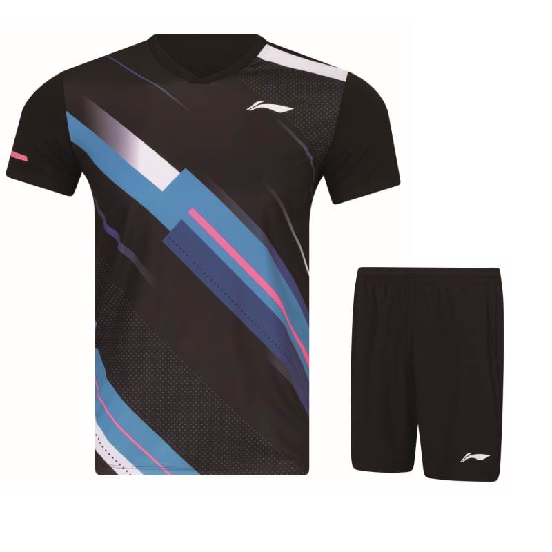 Li-Ning Li Ning Badminton Collection Badminton Jersey Set Unisex Floral Teal