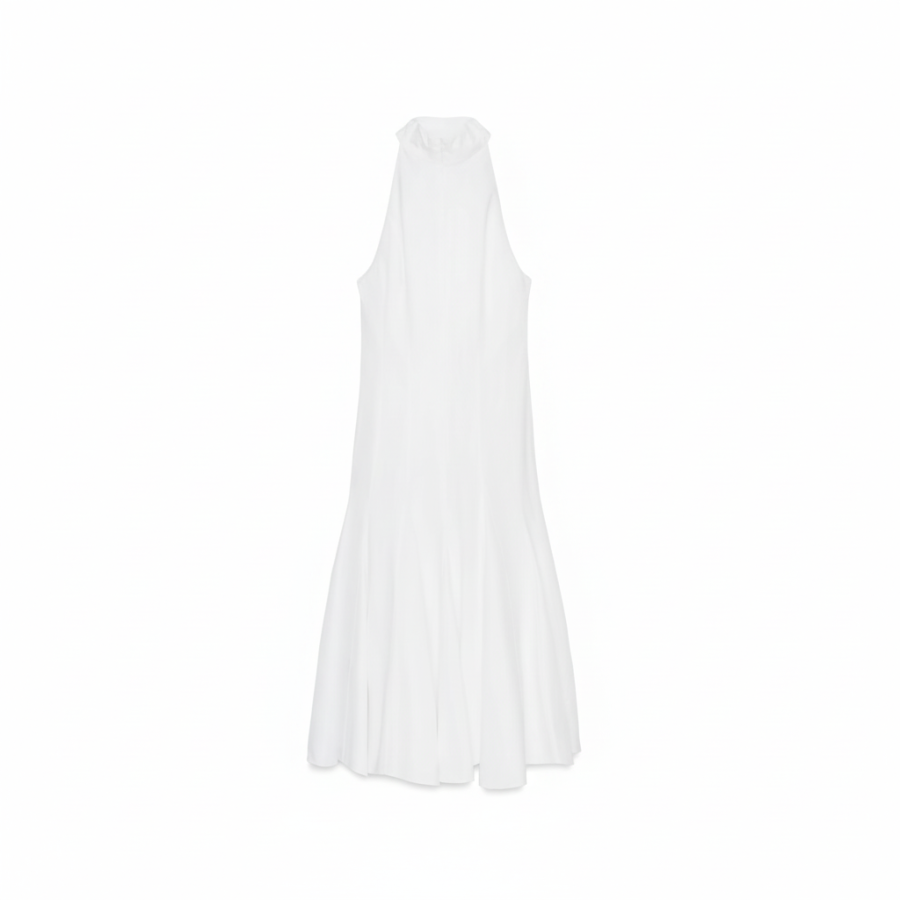 ZARA Sleeveless Dresses Women's White Moderate