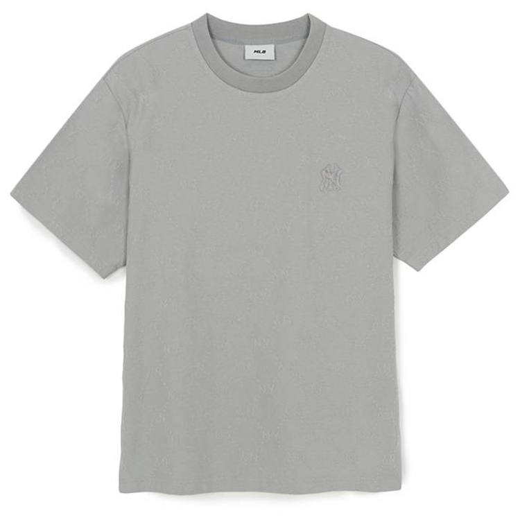 MLB T Shirts Unisex New York Yankees/Gray Crew Neck Moderate