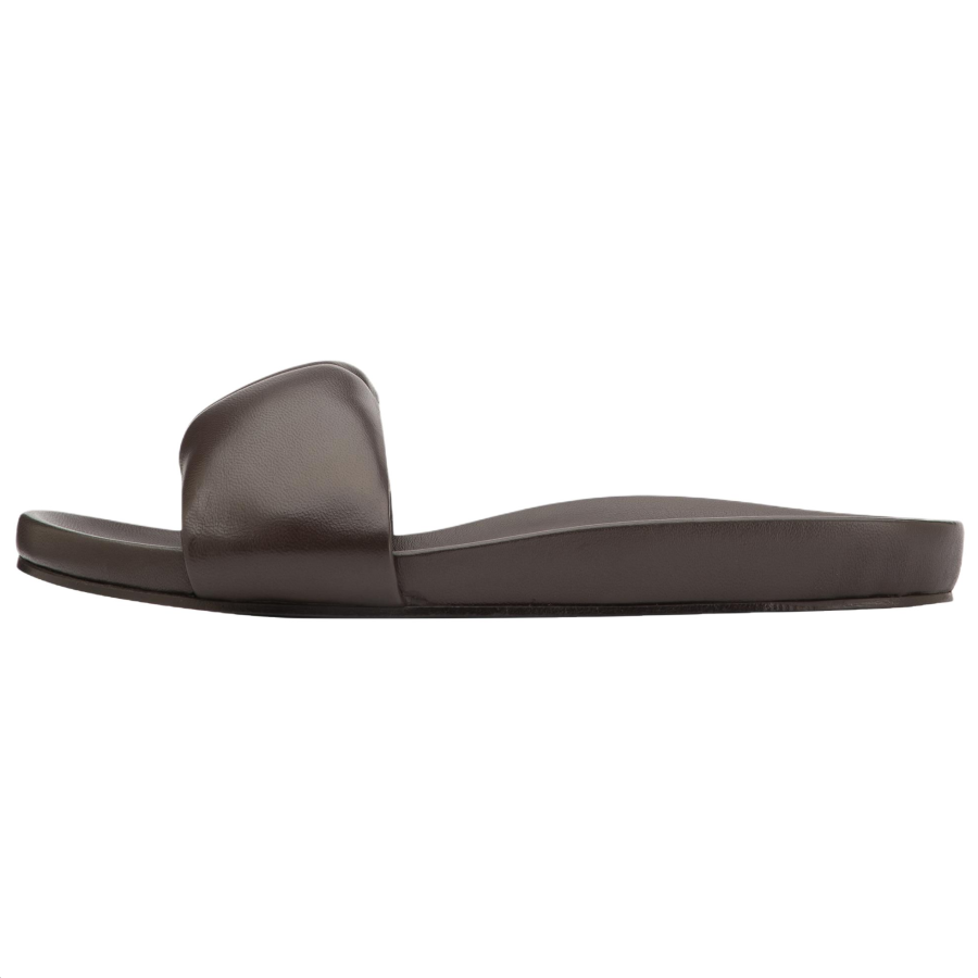 LONGCHAMP Slide Slippers Women's Brown
