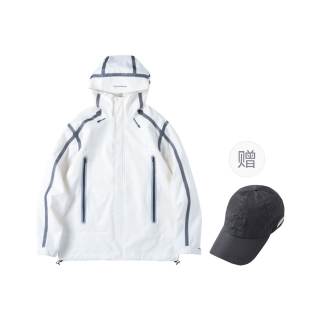 ENSHADOWER Windbreaker Jacket Unisex White