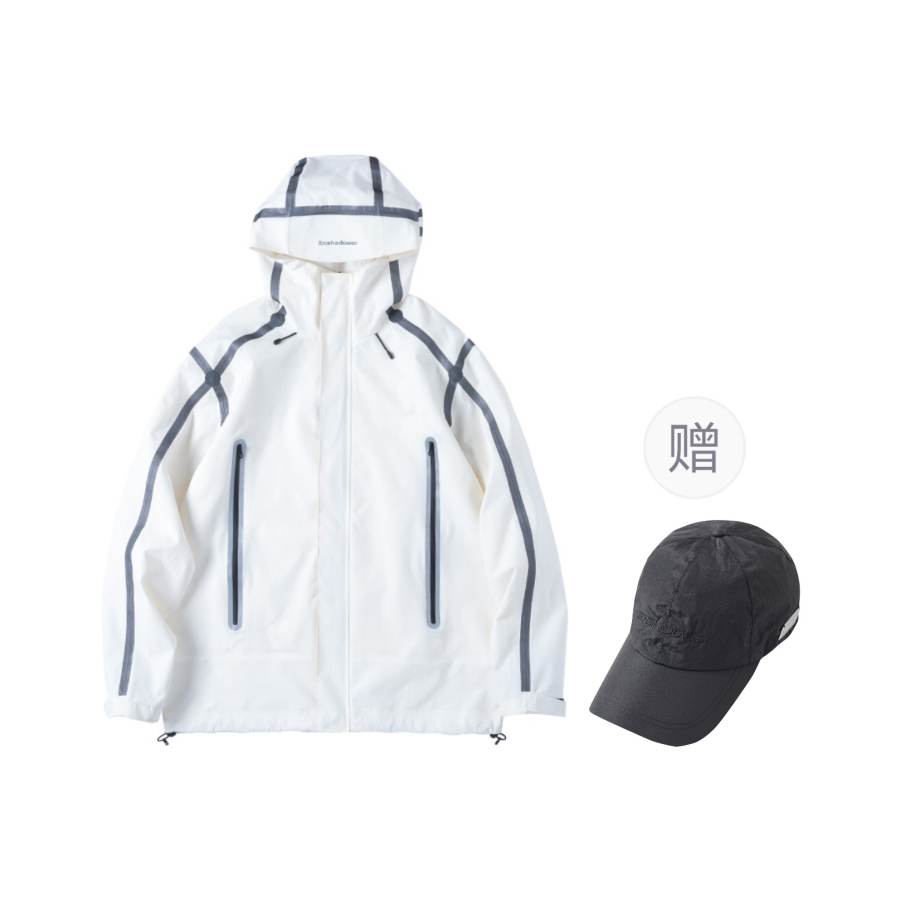 ENSHADOWER ENSHADOWER Windbreaker Jacket Unisex White