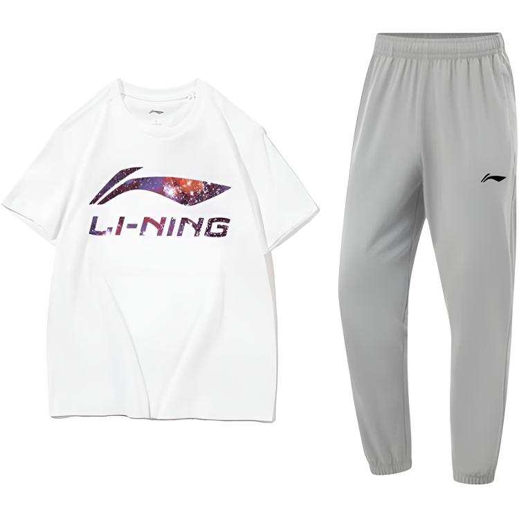 Li-Ning Li Ning Casual Sportswear Unisex White+Coin Gray