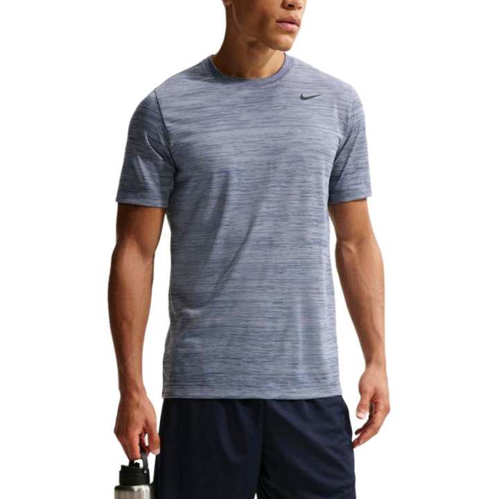 Nike Nike Dri Fit T Shirts Men's Diffused Blue Crew Neck