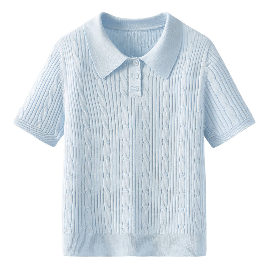 Tonlion Knitwear Women's Polo Collar Moderate Other