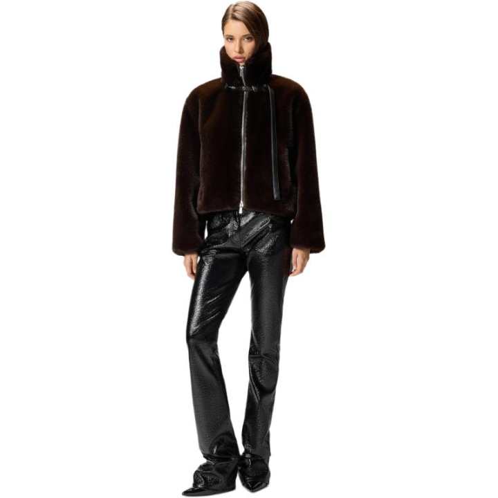 PINKO PINKO Estebana Short Mink Effect Blouson