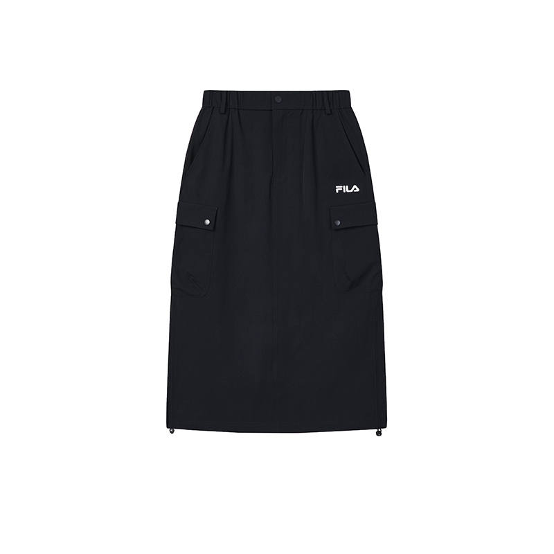 FILA ORIGINALE Casual Long Skirt Women's Black