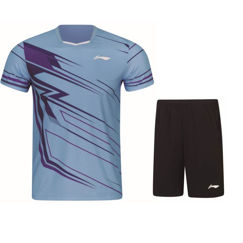 Li-Ning Li Ning Badminton Collection Badminton Jersey Set Unisex Floral Teal