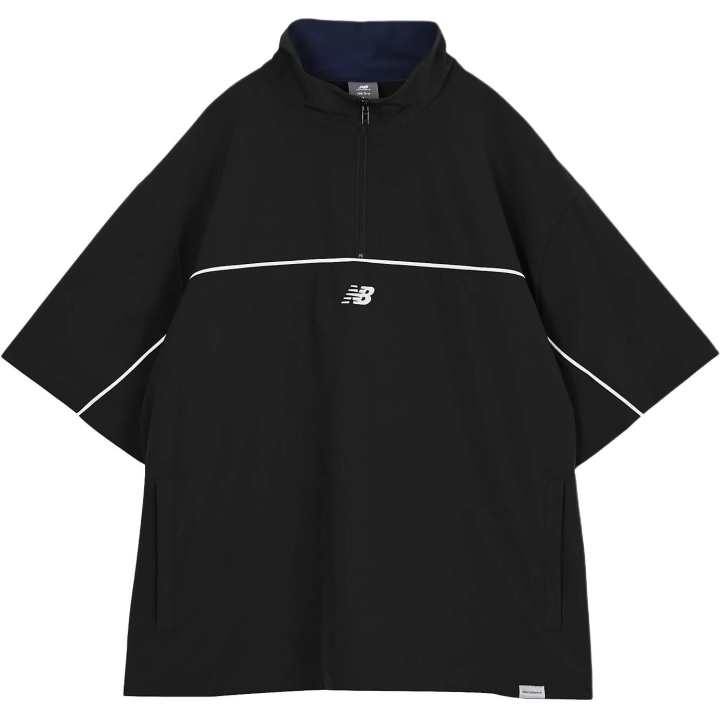 New Balance New Balance T Shirts Men's Black Stand Collar Moderate