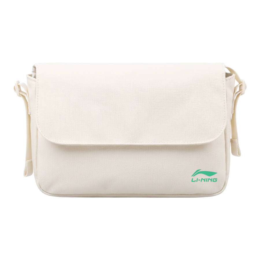 Li-Ning Li Ning Polyester Crossbody Bags Regular Unisex Ecru
