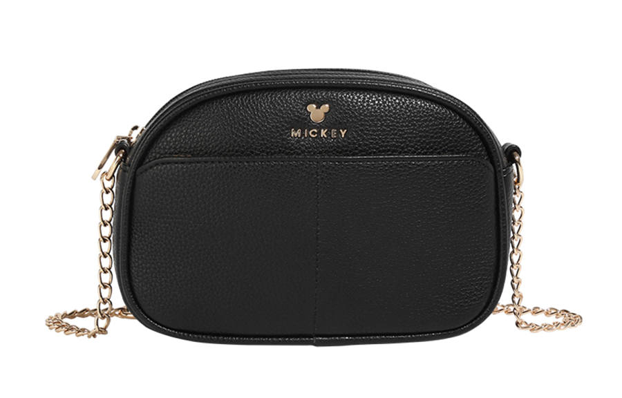 Disney Mickey Mouse Pu Crossbody Bags Regular Women's Black/Brown