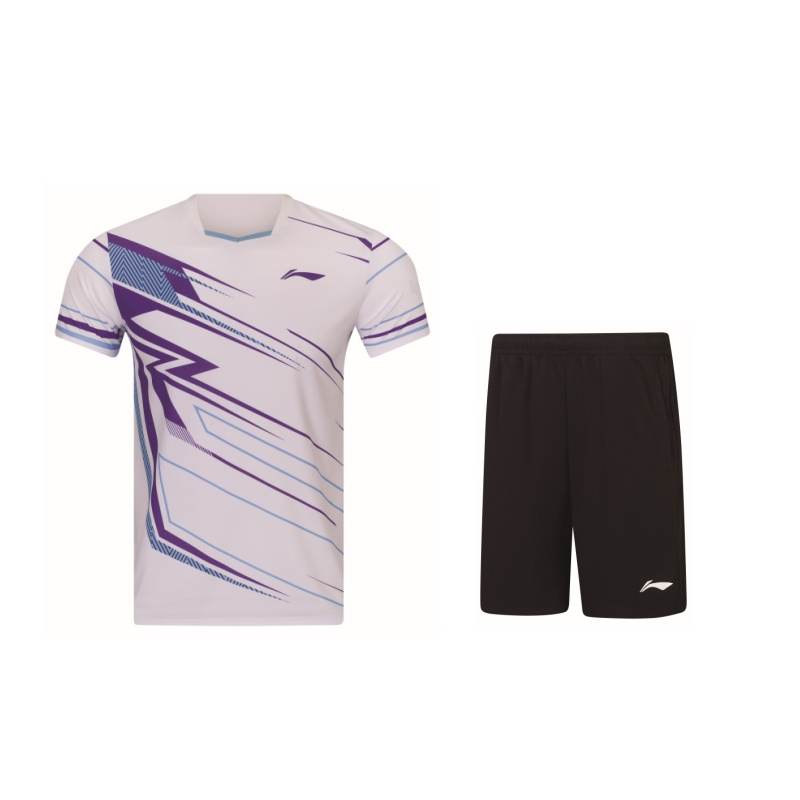 Li-Ning Li Ning Badminton Collection Badminton Jersey Set Unisex Standard White