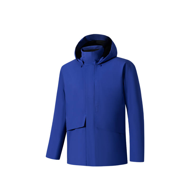 ANTA Jackets Men's Vibrant Blue 3 Hooded Moderate Other