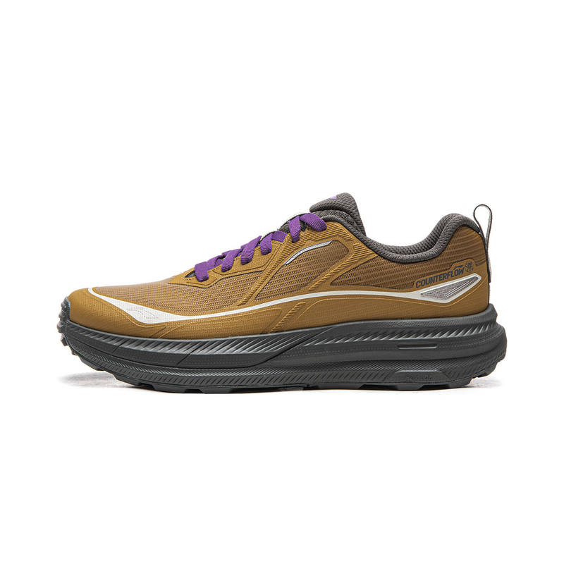 Li-Ning Li Ning Outdoor CF Tracing, Inter Industry Cushioning Rebound Low top Hiking Shoes Men's Longan Umber