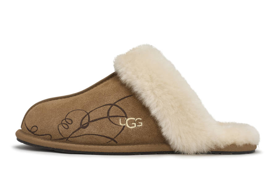 UGG UGG Slip Resistant Closed Toe Slippers Women's Brown