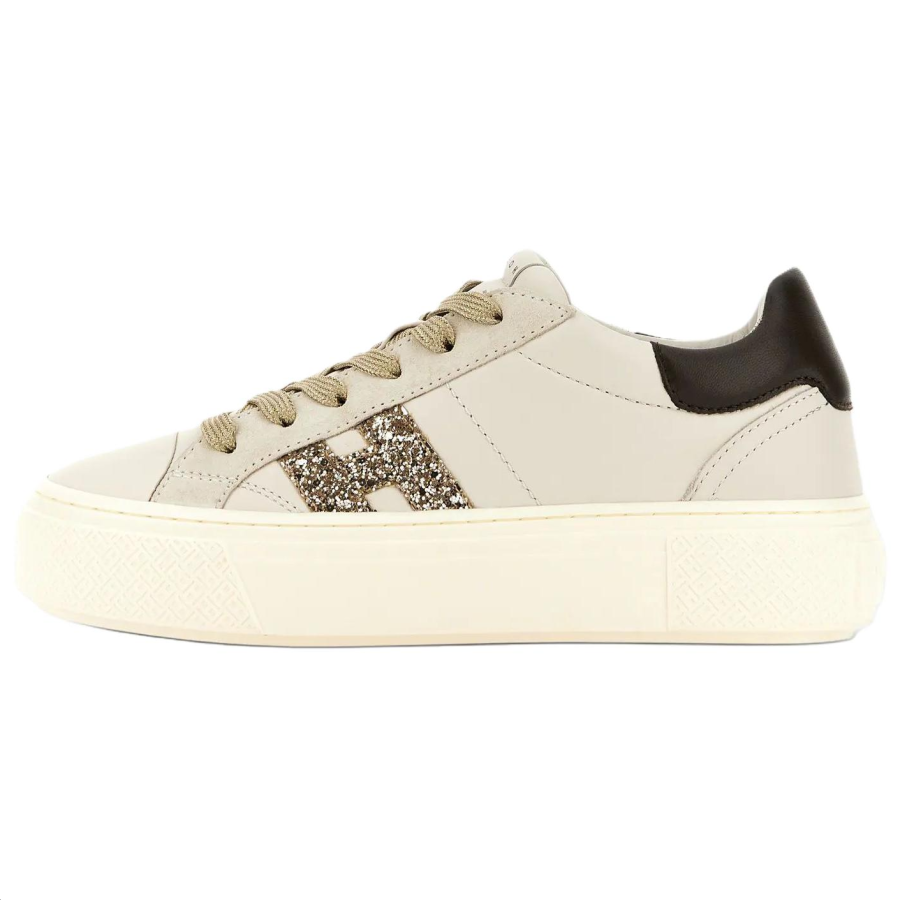 HOGAN H705 Low top Skateboard Shoes 5.6cm Women's Ivory