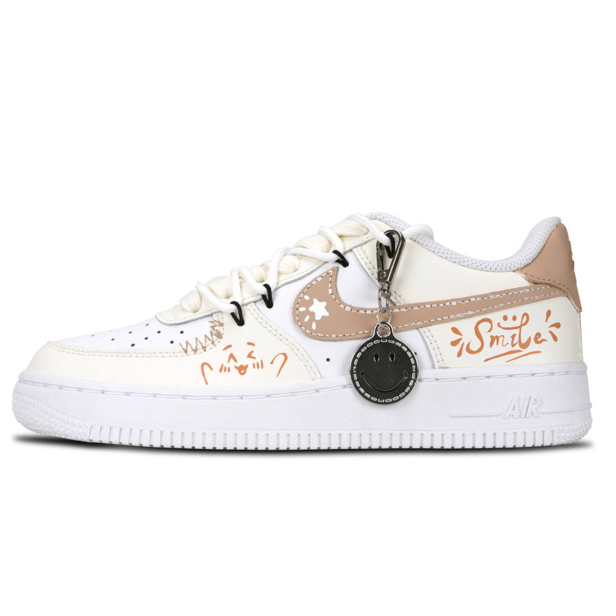 Nike Nike Air Force 1 Air Force 1, Laugh At The Star Leather Abrasion Resistant Slip Resistant
