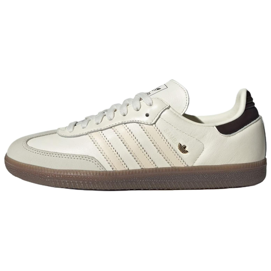 Adidas Originals SAMBA OG Low top German Army Trainers Women's Beige