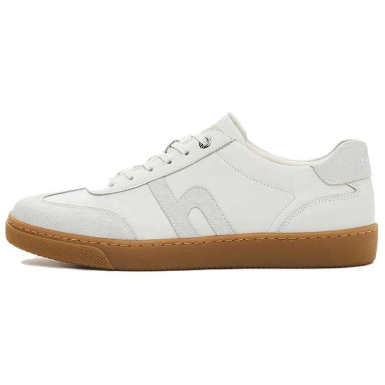 HAZZYS Cow Split Leather Low top Skateboard Shoes Men's