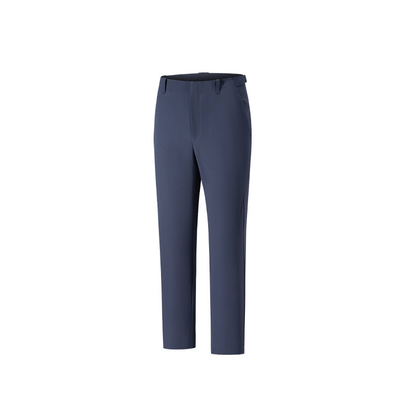 Anta All Weather Anta Champion Men's Woven Pants, Fleece Lined Casual Pants Men's Ink Blue
