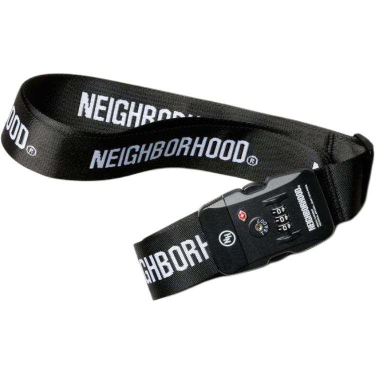 NEIGHBORHOOD Nylon Luggage Straps Unisex Black