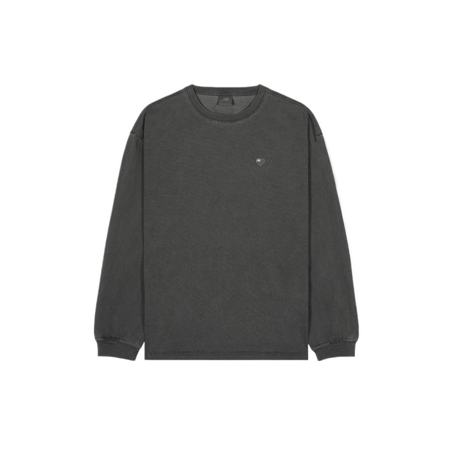New Balance New Balance T Shirts Unisex Charcoal Gray Crew Neck Moderate Straight Fit