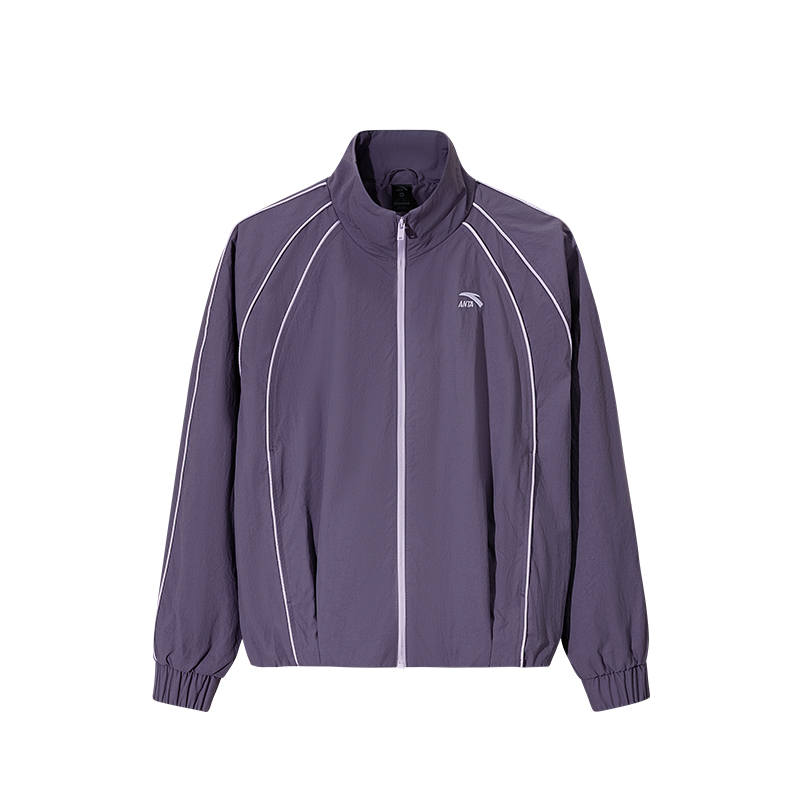 ANTA Jackets Women's Dark Mauve 2 Stand Collar Moderate Other