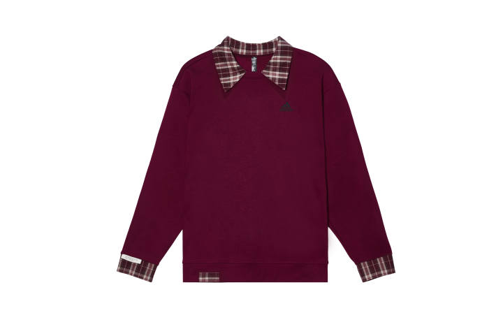 Adidas Adidas LABEL Sweatshirts Unisex Red Lapel Moderate Regular
