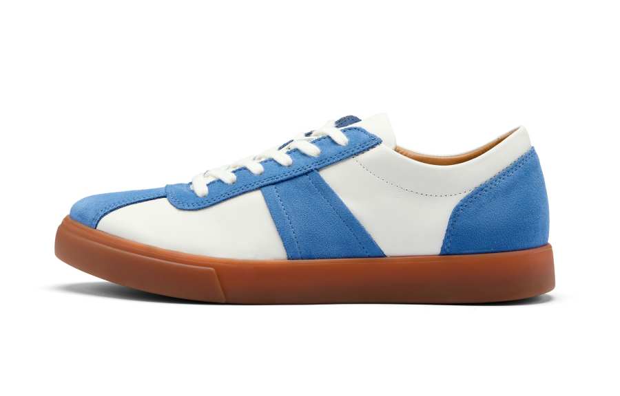 Ecco Ecco SS26 SOFT 10 Collection Low top Skateboard Shoes Men's White/sapphire Blue