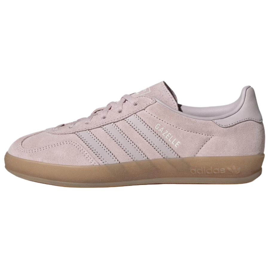 Adidas Originals GAZELLE INDOOR Leather German Army Trainers Women's Pink