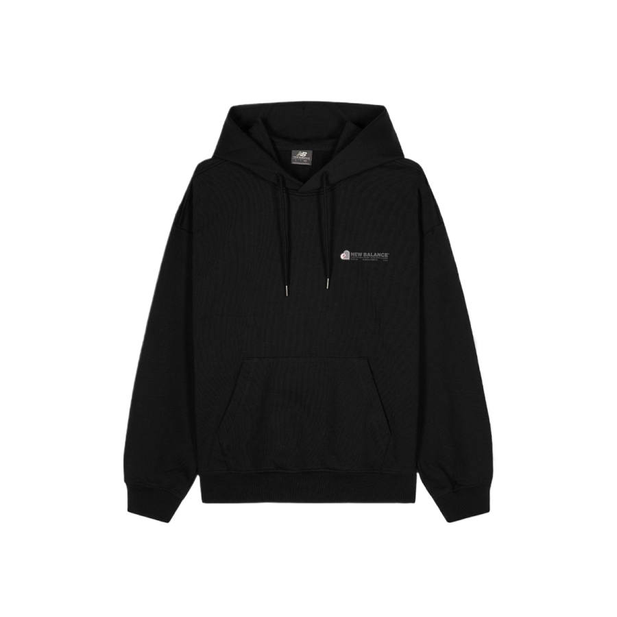 New Balance New Balance Sweatshirts Unisex Black Hooded Moderate Regular