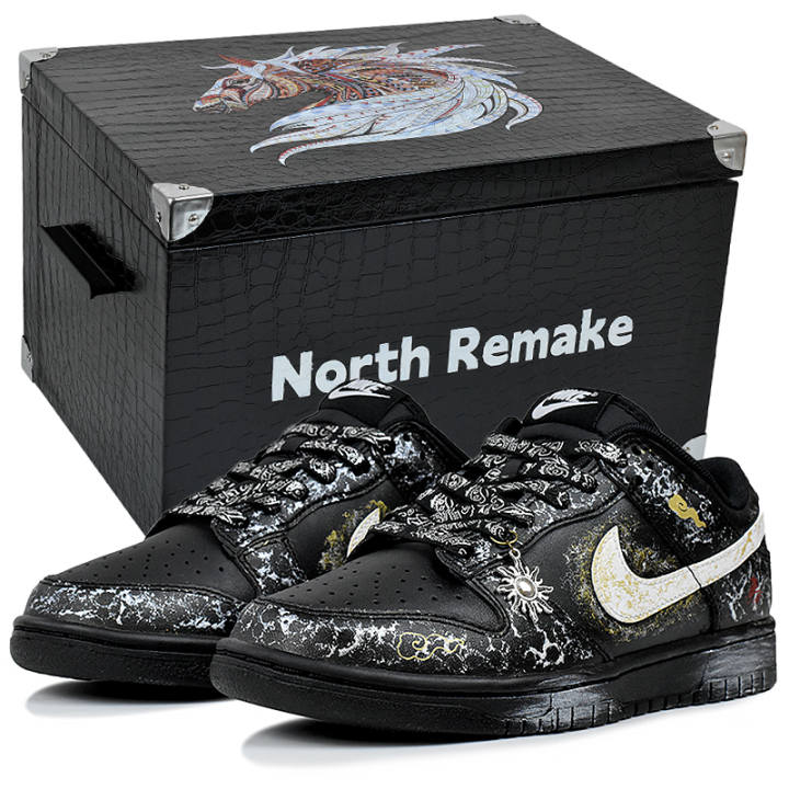 Nike Nike Dunk Abrasion Resistant Low top Skateboard Shoes Men's