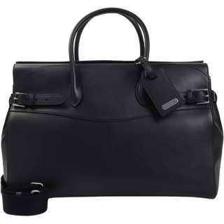 Ralph Lauren Leather Travel Bag Men's Black