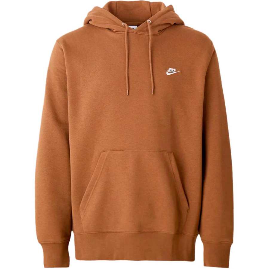 Nike Nike Swoosh Sweatshirts Men's Brown Hooded Moderate