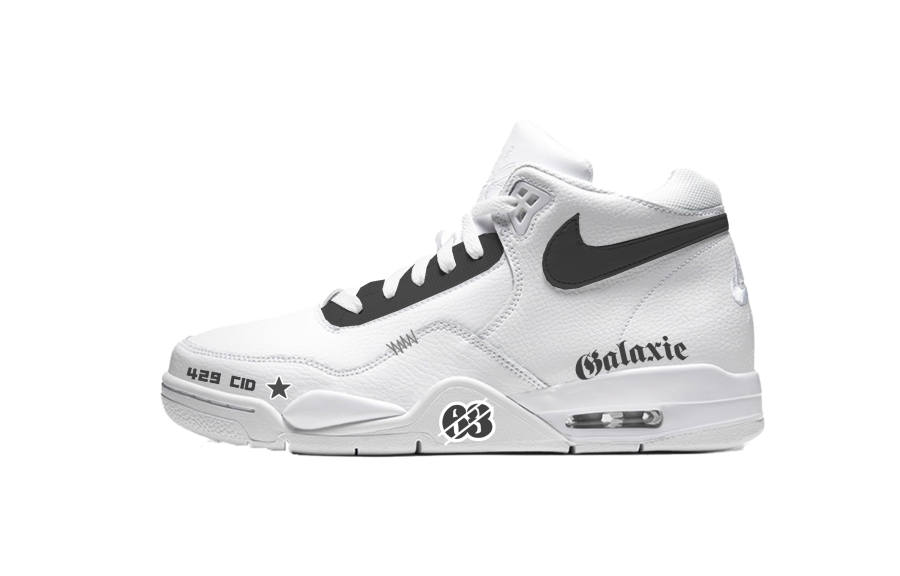 Nike Nike Flight Legacy Mid top Vintage Basketball Shoes Unisex White