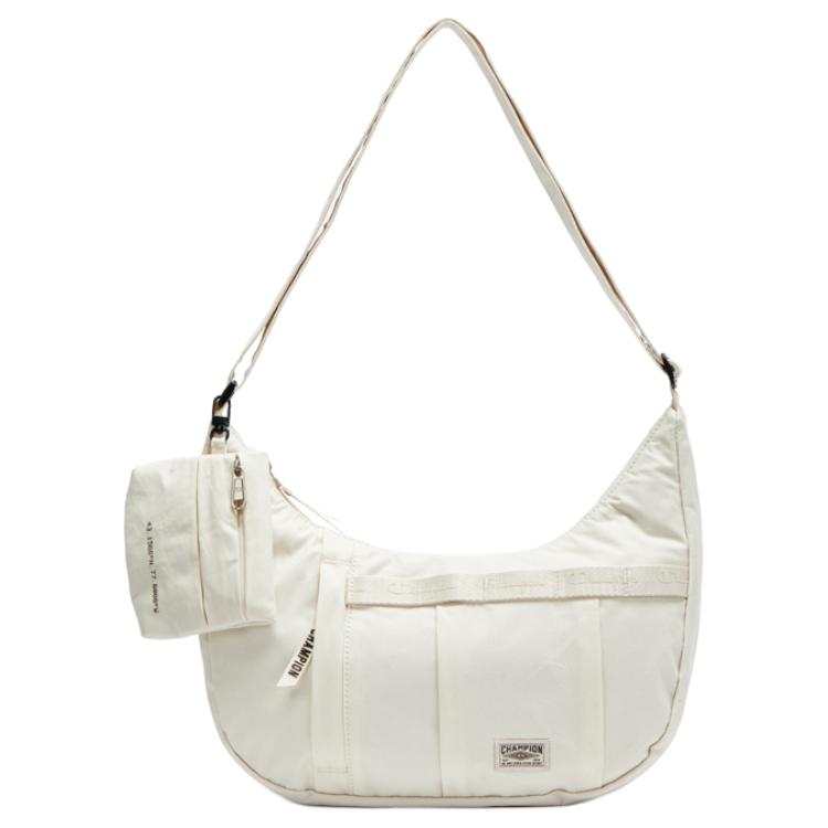 Champion Fabric Crossbody Bags Regular Unisex White/Dark Blue/Black