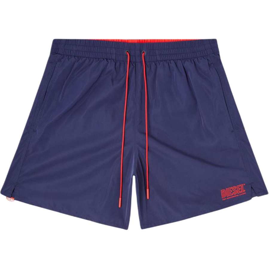 Diesel drawstring logo-detail swim shorts