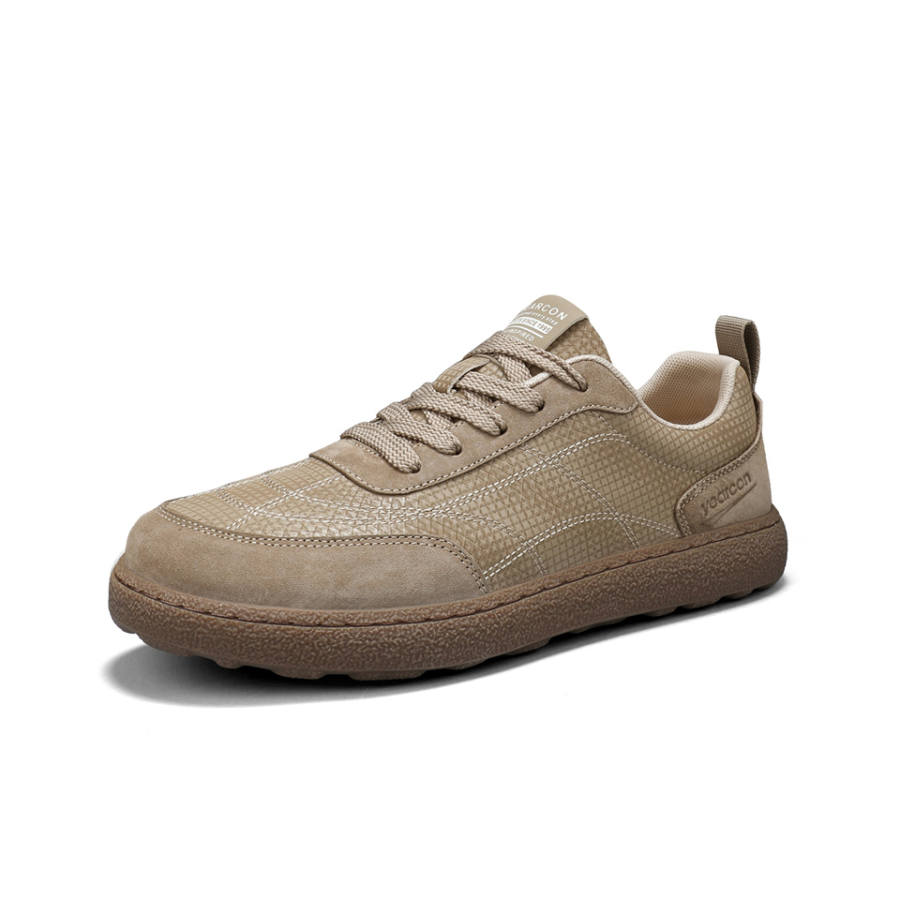 YEARCON YEARCON Skateboard Shoes Men's Low Top Dark Khaki/Ecru