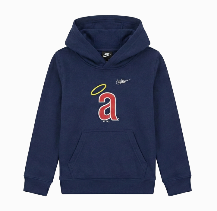 Nike Nike X MLB Pre School Sweatshirts Hooded Thickened And Fleece Lined