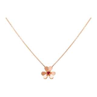 Van Cleef & Arpels 2010 18kt Rose Gold Frivole Necklace