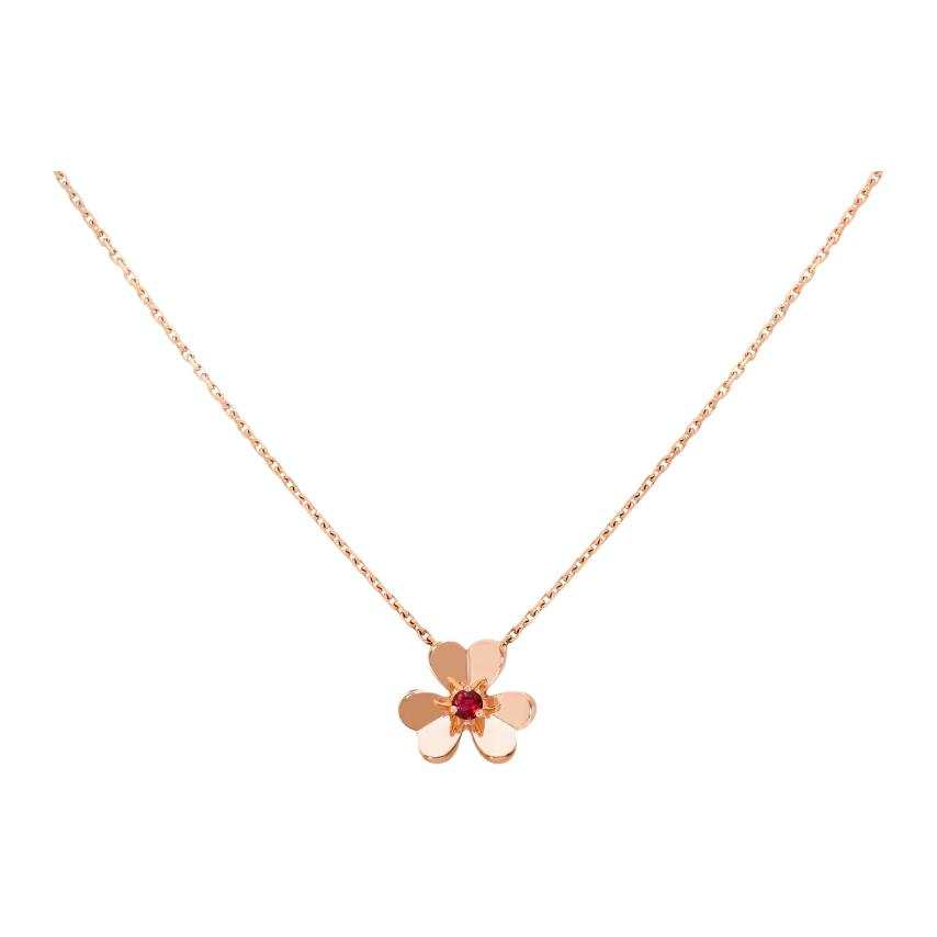 Van Cleef & Arpels 2010 18kt Rose Gold Frivole Necklace