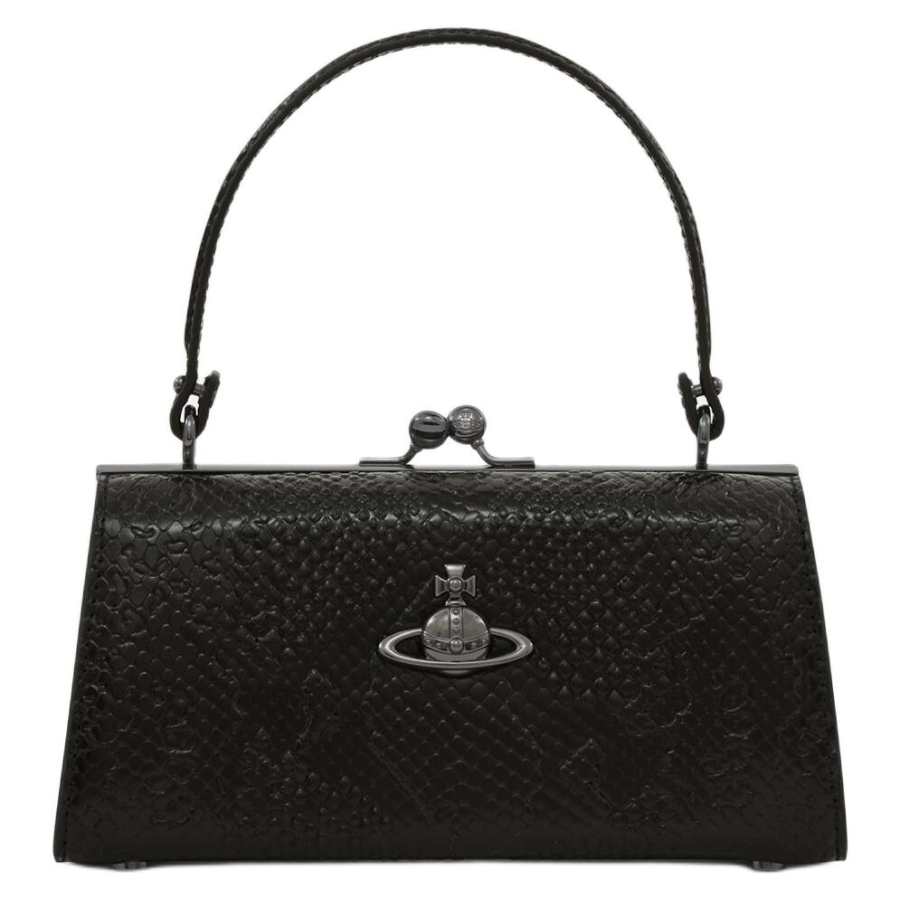Vivienne Westwood Leather Handbag Extra Large Women's Black