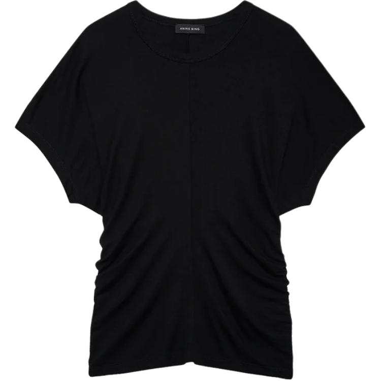 Anine Bing Zadig draped-effect T-shirt