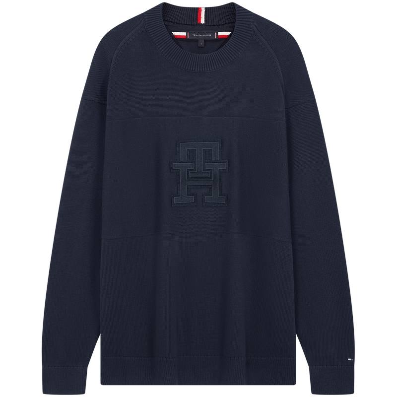 Tommy Hilfiger Knitwear Men's Navy Blue DW5 Crew Neck Moderate