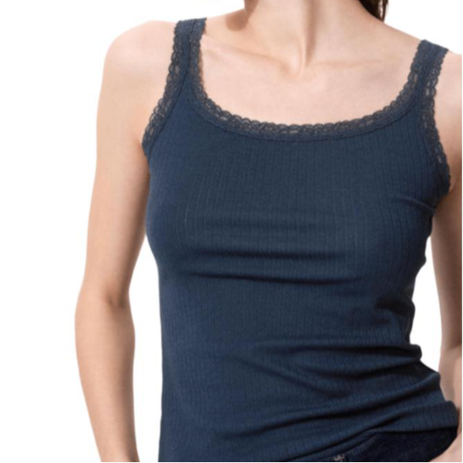 UNIQLO Tank Tops Women's 69 Navy Blue Straight Fit